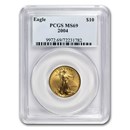 2004 1/4 oz American Gold Eagle MS-69 PCGS