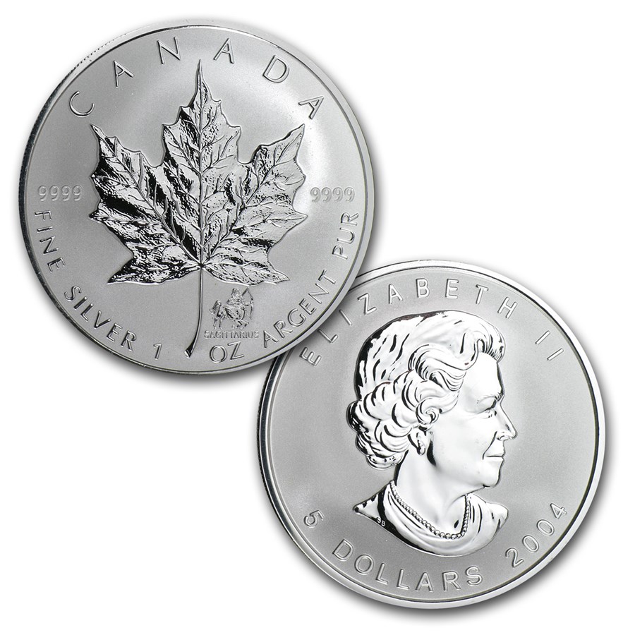 Buy 2004 12-Coin Canada Silver Maple Leaf Western Zodiac Privy Set | APMEX