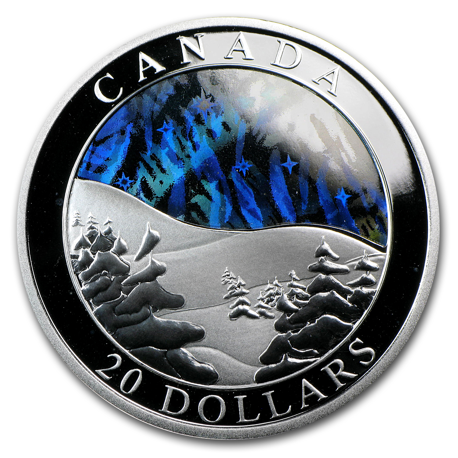 Buy 2004 Canada 1 oz Silver $20 Natural Wonders (Aurora Borealis