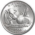 2004-P Wisconsin State Quarter BU