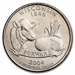 2004-P Wisconsin Statehood Quarter 40-Coin Roll