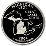 2004-S Michigan State Quarter Gem Proof