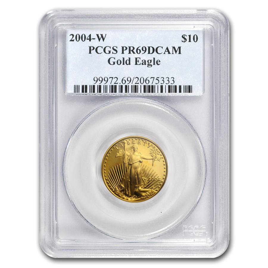 2004-W 1/4 oz Proof American Gold Eagle PR-69 DCAM PCGS