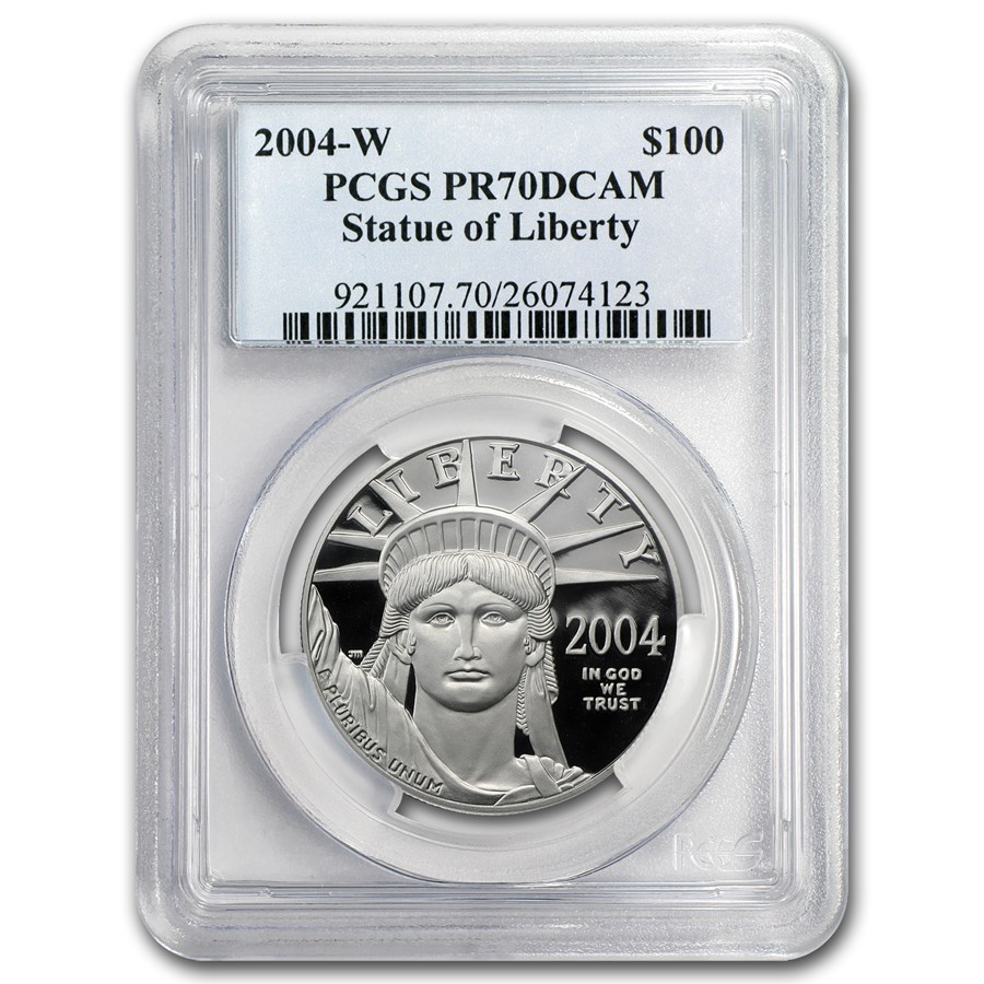 2004-W 1 oz Proof American Platinum Eagle PR-70 PCGS