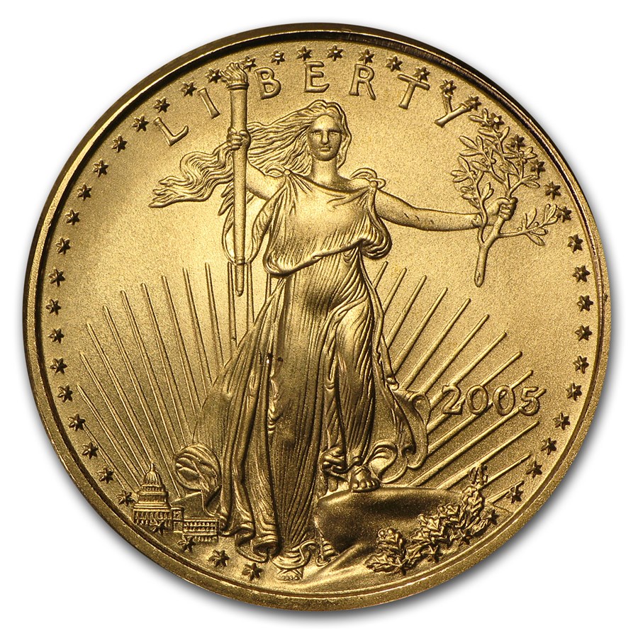 2005 1/4 oz American Gold Eagle BU