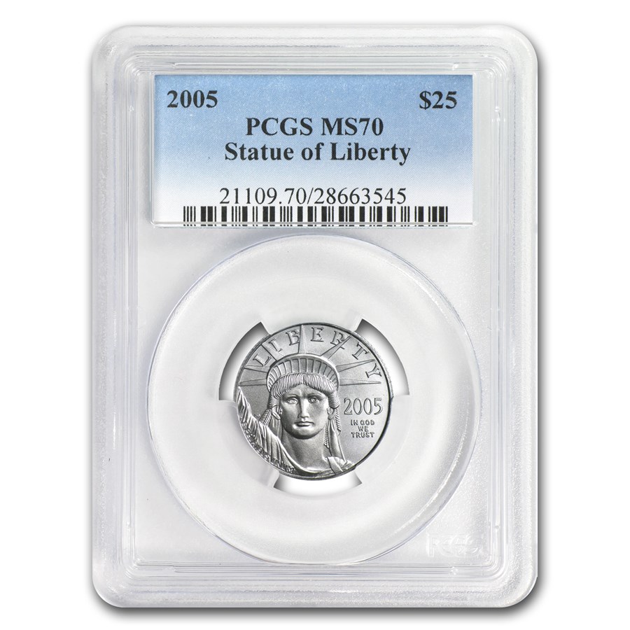 2005 1/4 oz American Platinum Eagle MS-70 PCGS