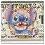 2005 $10.00 (D) Stitch, Disneyland Resort w/Barcode CU (DIS#114)