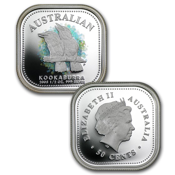 Buy 2005 Australia 5-Coin Silver Kookaburra Proof Set | APMEX