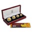 2005 GB 4-Coin Gold Britannia Proof Set (w/Box & COA)