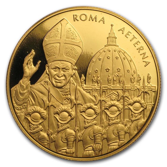 Buy 2005 Malta 2-Coin Gold/Silver Pope John Paul II Proof Set | APMEX