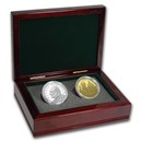 2005 Malta 2-Coin Gold/Silver Pope John Paul II Proof Set