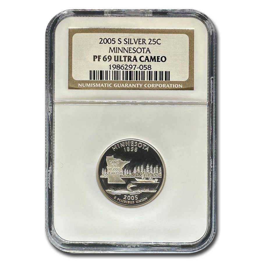 2005-S Minnesota State Quarter PF-69 UCAM NGC (Silver)