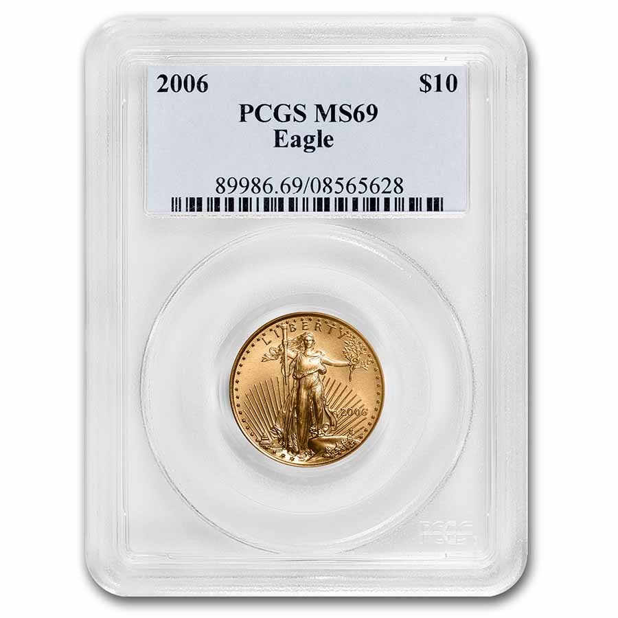 2006 1/4 oz American Gold Eagle MS-69 PCGS