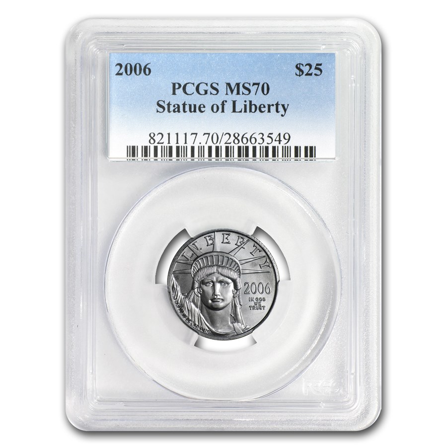 2006 1/4 oz American Platinum Eagle MS-70 PCGS