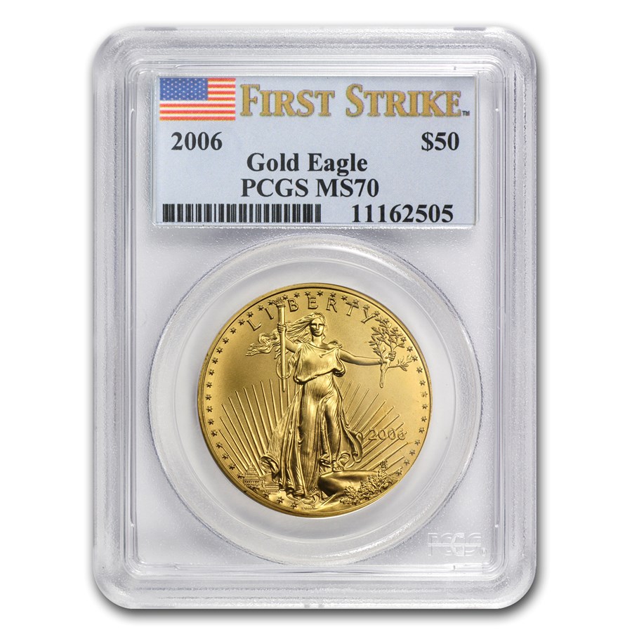 2006 1 oz American Gold Eagle MS-70 PCGS (FS)