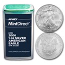 2006 1 oz American Silver Eagles (20-Coin MintDirect® Tube)