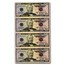 2006 (A-Boston) $50 FRN CU (Fr#2130-A) 4 Note Uncut Sheet