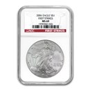 2006 American Silver Eagle MS-69 NGC (First Strikes)