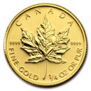 2006 Canada 1/4 oz Gold Maple Leaf BU