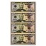 2006 (D-Cleveland) $50 FRN CU (Fr#2130-D) 4 Note Uncut Sheet