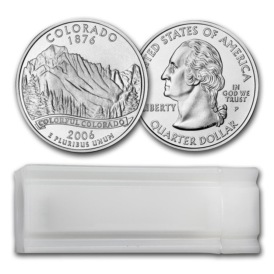 2006-P Colorado Statehood Quarter 40-Coin Roll BU