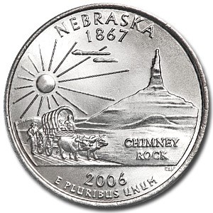 2006-P Nebraska State Quarter BU