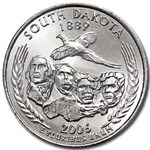 2006-P South Dakota State Quarter BU