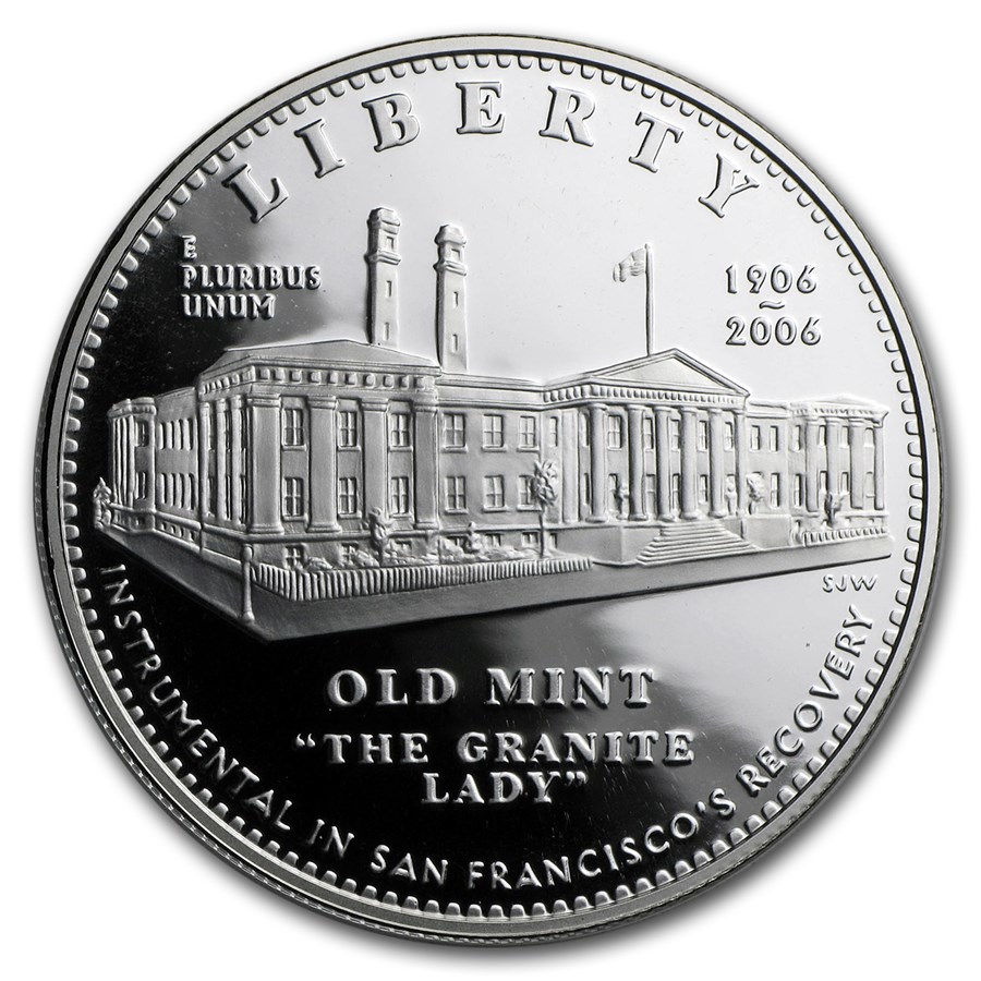 2006-S San Francisco Old Mint $1 Silver Commem Prf (w/Box & COA)