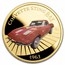 2006 Tuvalu 1 oz Gold 1963 Corvette Sting Ray Proof