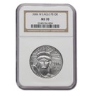 2006-W 1 oz Burnished American Platinum Eagle MS-70 NGC