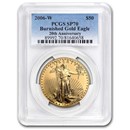 2006-W 1 oz Burnished Gold Eagle SP/MS-70 PCGS (20th Anniversary)