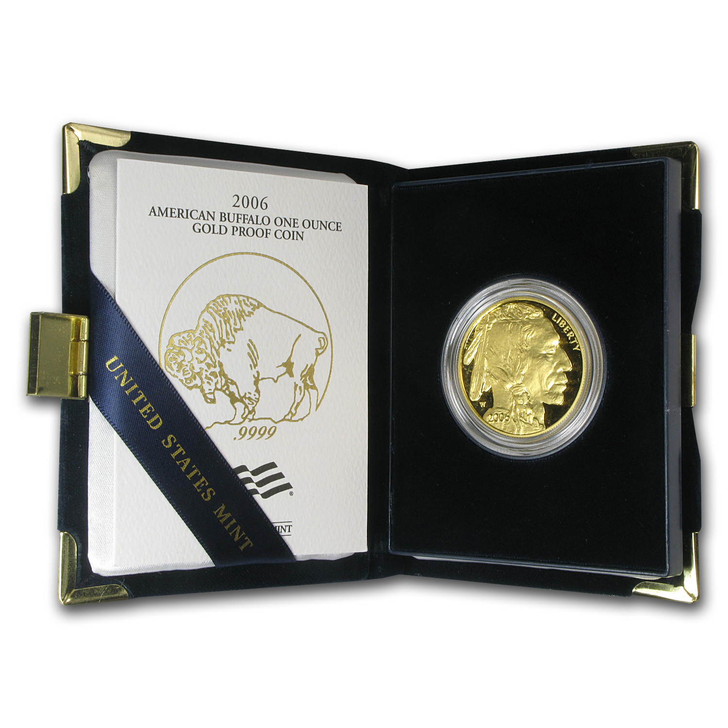 Buy 2006 W 1 oz Proof Gold Buffalo w Box COA APMEX