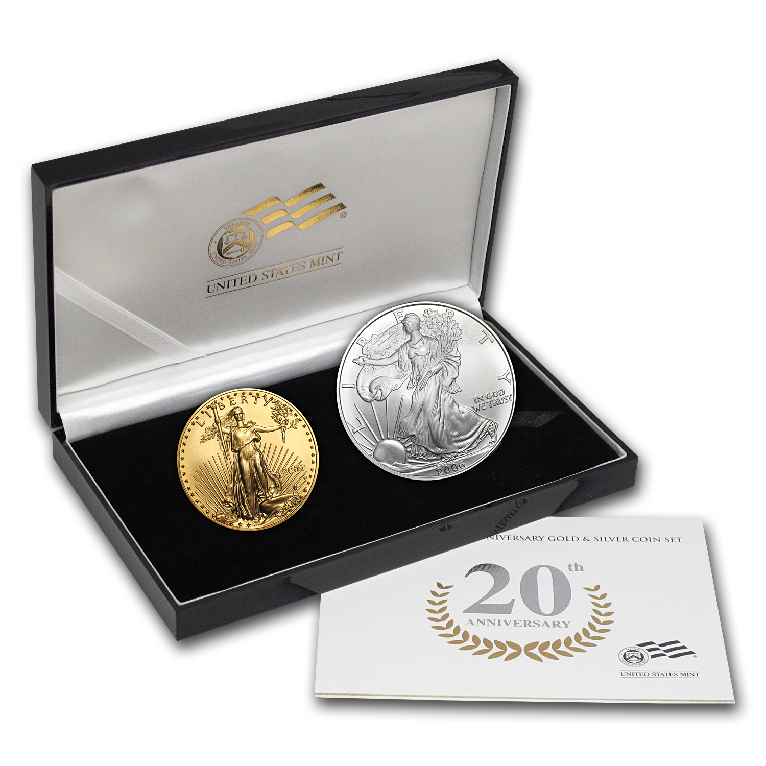 Buy 2006 W Burnished Gold & Silver Eagle 2 Coin Set | APMEX