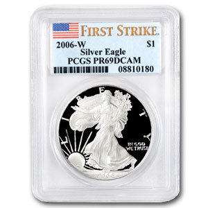 2006-W 2024 PCGS PR69DCAM American Silver Eagle Proof