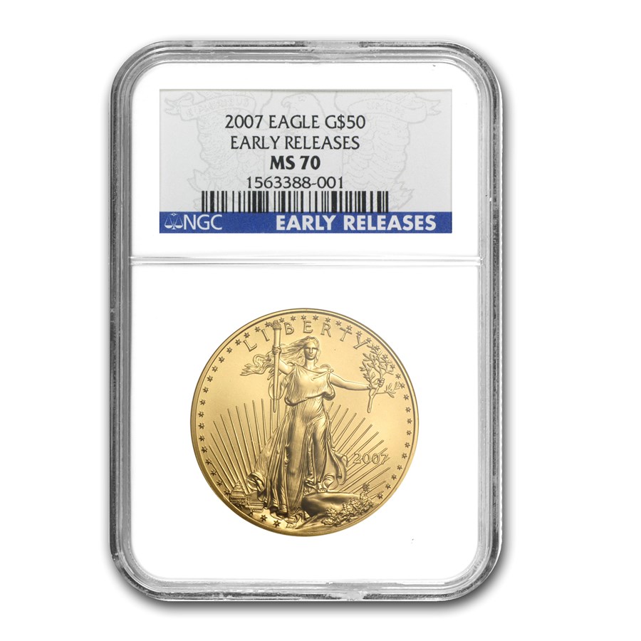 Buy 2007 1 oz American Gold Eagle MS-70 NGC (Early Releases) | APMEX