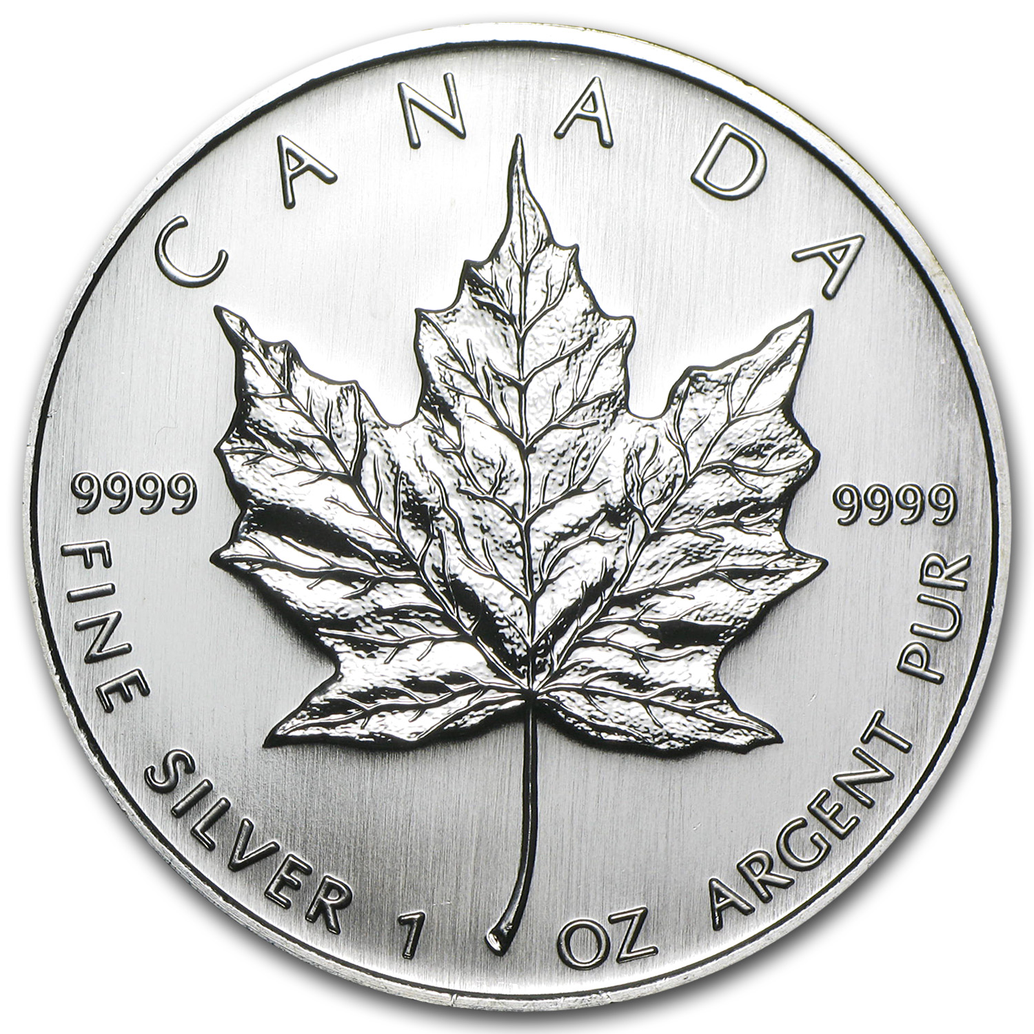 Buy 2007 Canadian 1 oz Silver Maple Leaf BU | APMEX