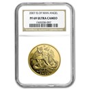 2007 Isle of Man 1 oz Proof Gold Angel PF-69 NGC