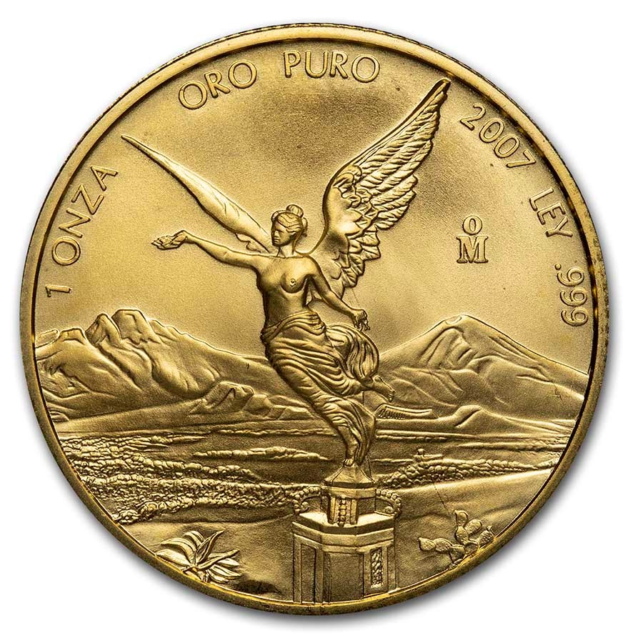 2007 Mexico 1 oz Gold Libertad BU