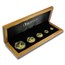 2007 Mexico 5-Coin Gold Libertad Proof Set (1.9 oz, Wood Box)