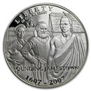 2007-P Jamestown 400th Anniv $1 Silver Commem Prf (Capsule only)