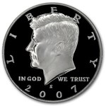 2007-S Kennedy Half Dollar Gem Proof