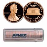 2007-S Lincoln Cent 50-Coin Roll Proof