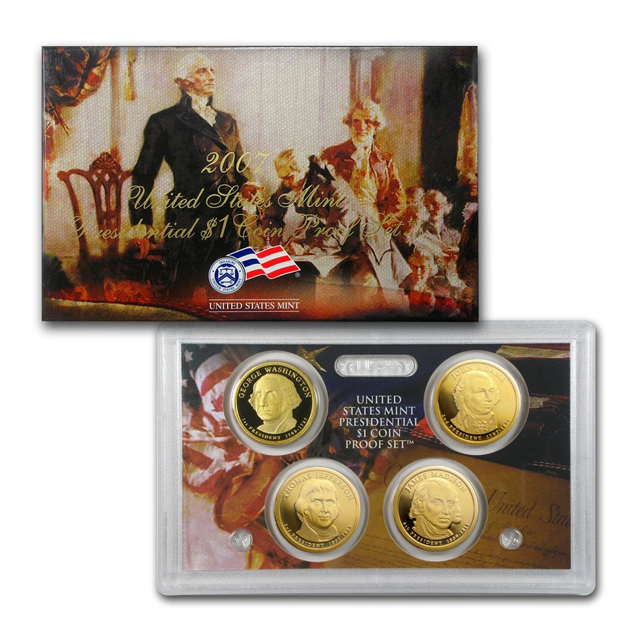 2007-S Presidential Dollar Proof Set