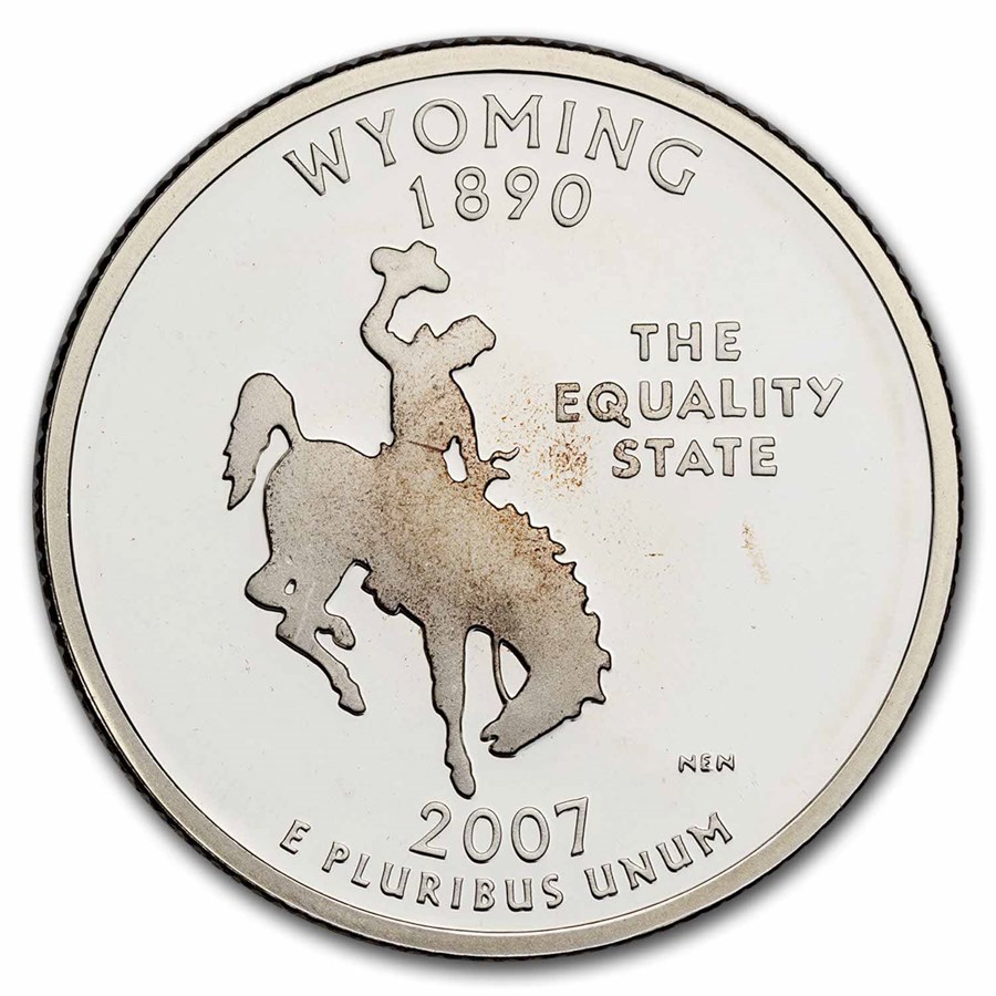 2007-S Wyoming State Quarter Gem Proof (Silver)