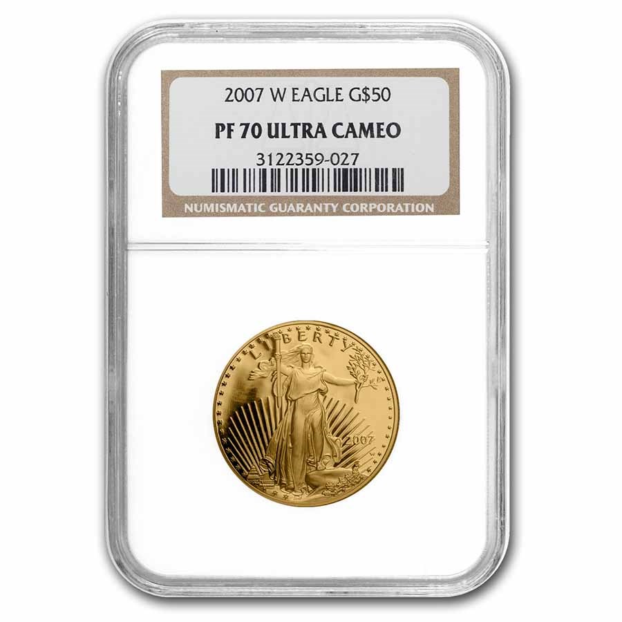 2007-W 1 oz Proof American Gold Eagle PF-70 UCAM NGC