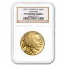 2007-W 1 oz Proof Gold Buffalo PF-70 NGC