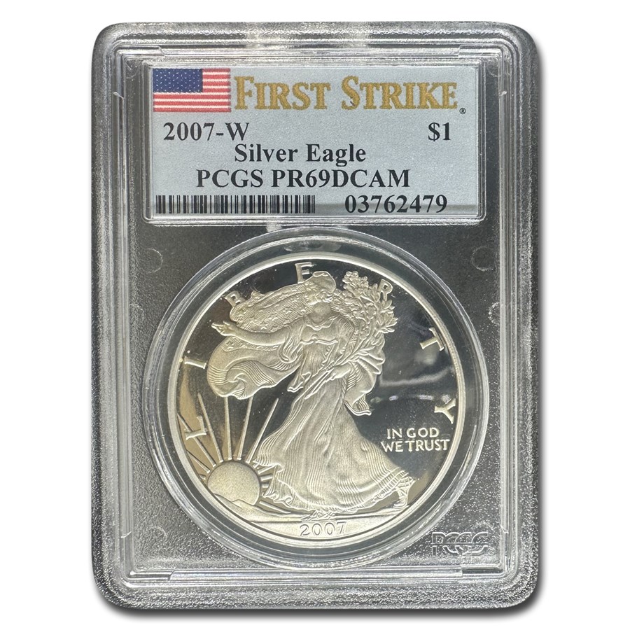 2007-W Proof American Silver Eagle PR-69 DCAM PCGS (First Strike)