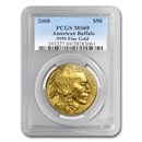 2008 1 oz Gold Buffalo MS-69 PCGS