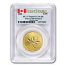 2008 Canada 1 oz Gold Maple Leaf .99999 Gem BU PCGS (FS)