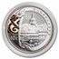 2008 China 1 oz Silver Beijing Olympics Beihai Park